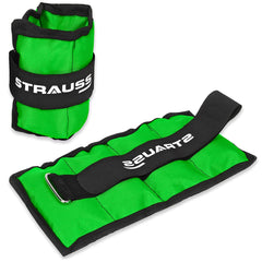 Strauss Ankle Weight, 0.5 Kg (Each), Pair, (Green)