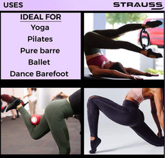 STRAUSS Yoga Socks, (Dark Purple)