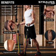 Strauss Resistance Bands Set (5pcs), Exercise Bands