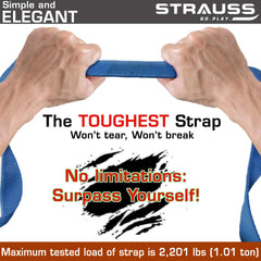 Strauss Yoga Mat Strap (Blue)