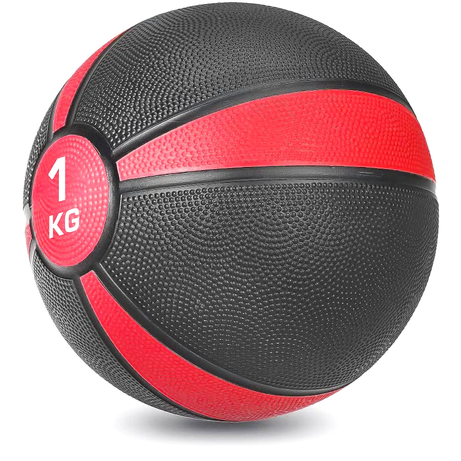 STRAUSS Medicine, Weight Training Ball, 1 Kg, (Red)