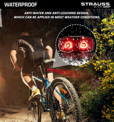 Strauss Dual LED Bicycle Rear Tail Light
