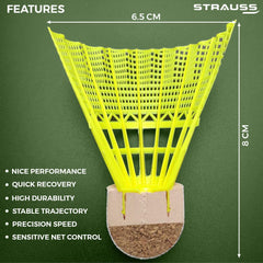 Smash Hit-22 Nylon Shuttle Cock | Badminton Shuttlecock (2 Set)