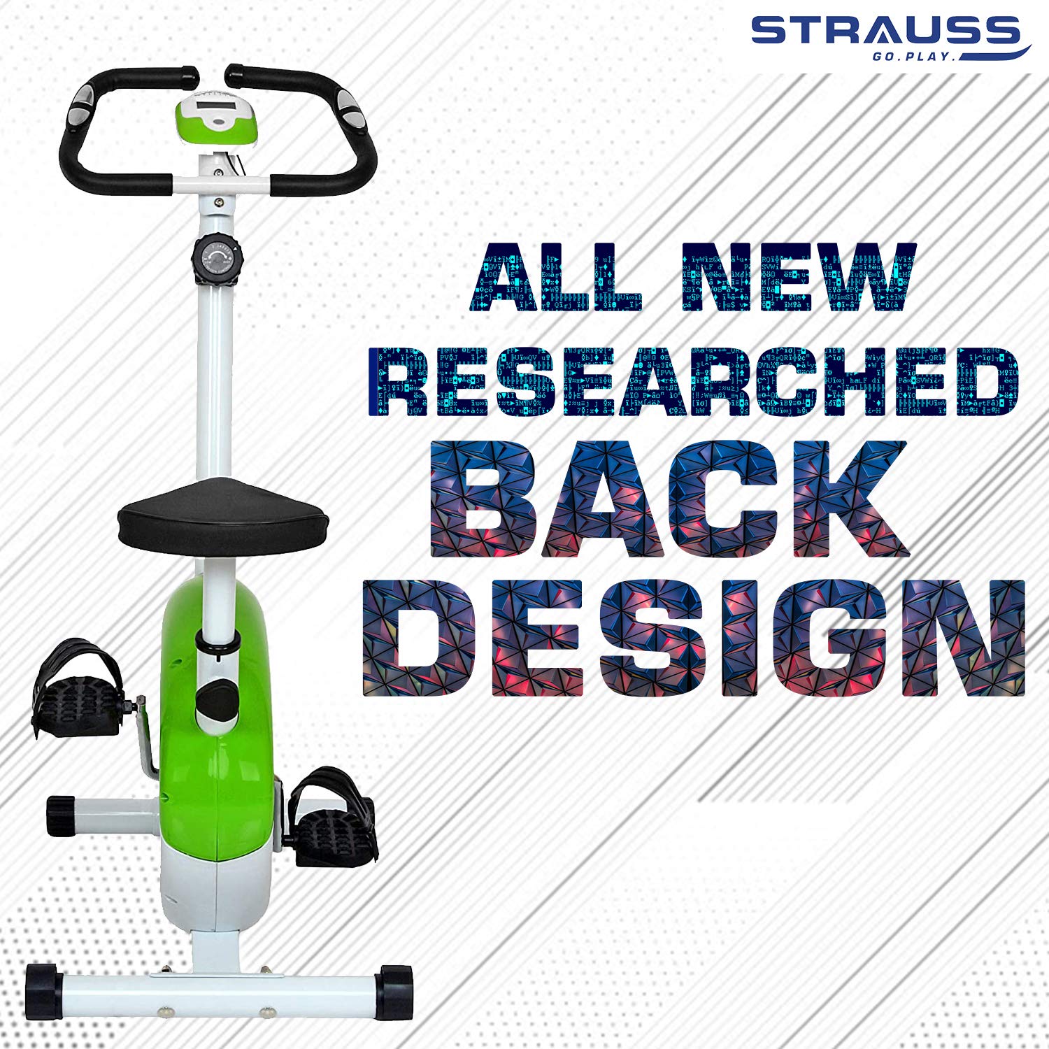 Strauss Exercise Magnetic Bike with LCD Display