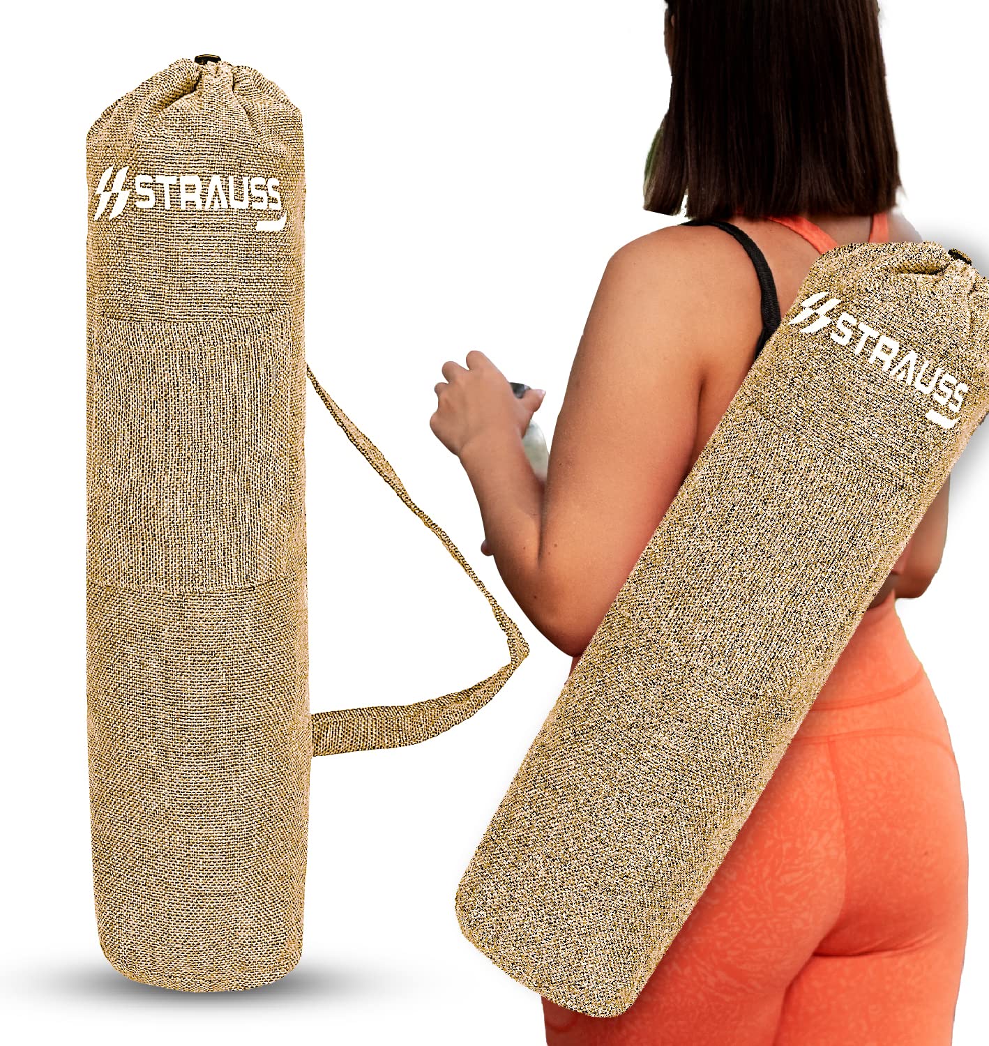 STRAUSS Yoga Mat Bag (Full Zip), Cloud
